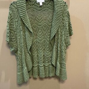 Dressbarn Olive Green Women's Cardigan